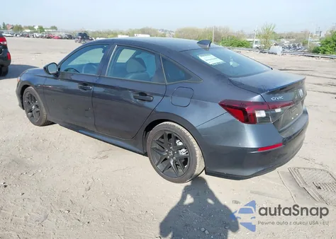 2025 Honda Civic Sport z USA, uszkodzony, nr VIN 2HGFE2F58SH572993